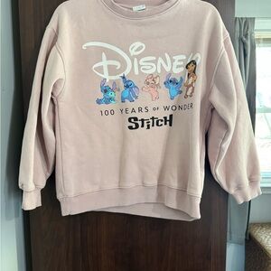 Disney Stitch Pink Sweatshirt